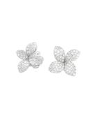 Pasquale Bruni 18k White Gold Secret Garden Pave Diamond Earrings