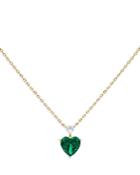 Adinas Jewels Cubic Zirconia Double Heart Pendant Necklace, 16-18