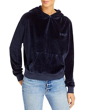 Wsly Plush Velour Hoodie