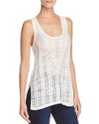 French Connection Geo Stitch Tank Top