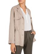 Gerard Darel Alma Saharan-style Linen-blend Jacket