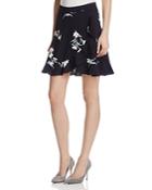 Aqua Floral Skirt - 100% Exclusive