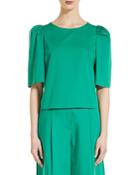 Weekend Max Mara Alisso Puff Sleeve Top