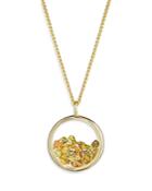 Malka Mixed Natural Fancy Colored Fluorescent Diamond Pendant Necklace In 18k Yellow Gold, 2.0 Ct. T.w. - 100% Exclusive