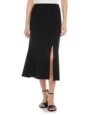 Karen Kane Side Slit Midi Skirt