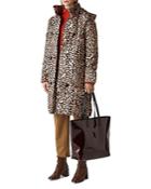 Whistles Leopard-printed Puffer Coat