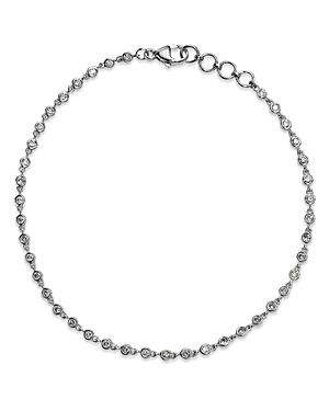Bloomingdale's Diamond Station Bracelet In 14k White Gold, 0.65 Ct. T.w. - 100% Exclusive