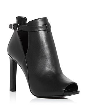 Michael Michael Kors Women's Lawson High Heel Open Toe Booties