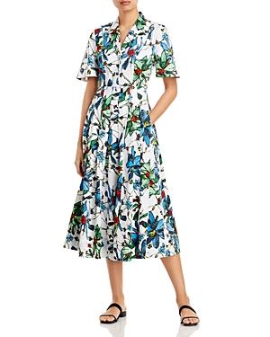 Jason Wu Printed Cotton Day Dress