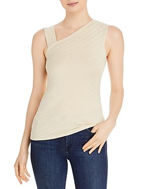 T Tahari One Shoulder Knit Tank Top