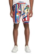 Polo Ralph Lauren Flag-print Drawstring Shorts