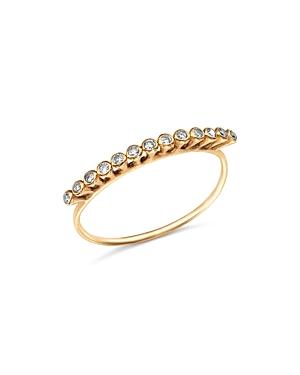 Suel 18k Yellow Gold Diamond Bubble Ring