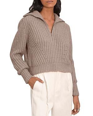 Eleven Six Jamie Half Zip Wing Collar Sweater