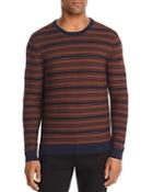 Michael Kors Striped Garter-stitch Sweater