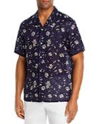 The Men's Store At Bloomingdale's Linen Floral Classic Fit Camp Shirt - 100% Exclusive