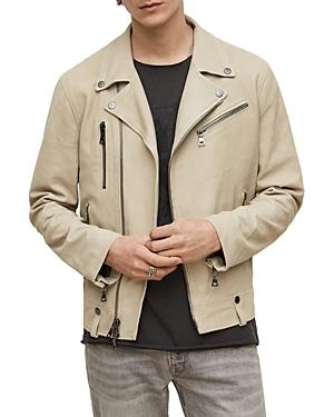John Varvatos Slim Fit Suede Biker Jacket