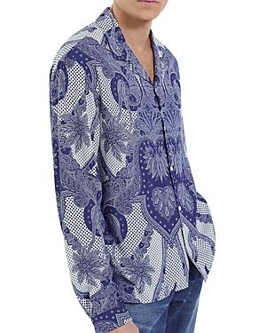 The Kooples Printed Button Down Shirt