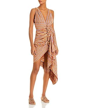 Just Bee Queen Tulum Asymmetric Dress Cover-up