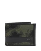 Tumi Camo Jacquard Double Billfold Wallet