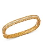 Roberto Coin 18k Yellow Gold Princess Diamond Bangle Bracelet
