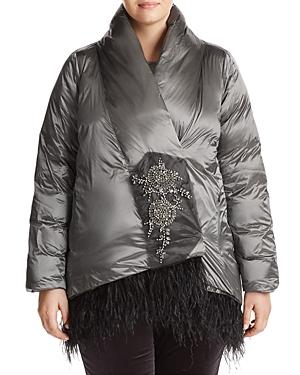 Marina Rinaldi Parco Embellished Puffer Jacket