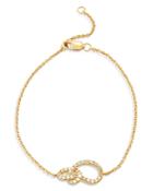 Bloomingdale's Diamond Knot Bracelet In 14k Yellow Gold, 0.25 Ct. T.w. - 100% Exclusive