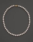 Tara Pearls Akoya 7.5mm Cultured Pearl Strand Necklace, 16