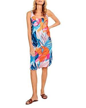 Nic+zoe Tropical Mirage Sleeveless Shift Dress