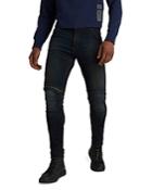 G-star Raw 5620 3d Knee-zip Skinny Jeans
