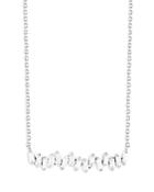 Suzanne Kalan 18k White Gold Diamond Bar Necklace, 18