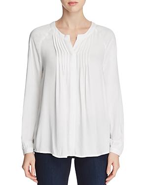 B Collection By Bobeau Sandra Pleated Blouse