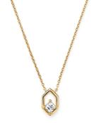 Bloomingdale's Diamond Hexagon Pendant Necklace In 14k Yellow Gold, 0.20 Ct. T.w. - 100% Exclusive