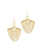 Moon & Meadow 14k Yellow Gold Chain Drop Earrings - 100% Exclusive
