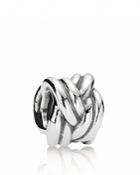 Pandora Charm - Sterling Silver Forget-me-knot, Moments Collection