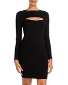 Lucy Paris Rib Knit Cutout Dress