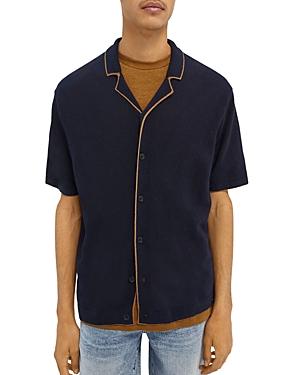 Scotch & Soda Knit Regular Fit Camp Shirt