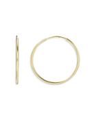 Zoe Lev 14k Yellow Gold Medium Thread Hoop Earrings