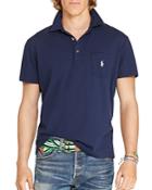 Polo Ralph Lauren Stretch Cotton Mesh Slim Fit Polo Shirt