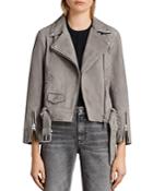 Allsaints Cole Suede Biker Jacket