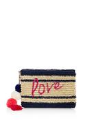 Sundry Love Woven Pouch - 100% Exclusive