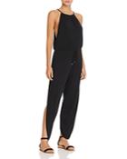 Laundry By Shelli Segal Draped Jumpsuit Swim Cover-up