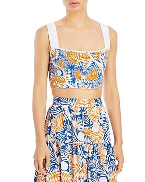 Staud Zola Knit Crop Top