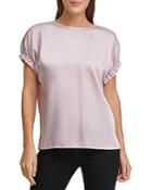 Dkny Elastic Trim Top