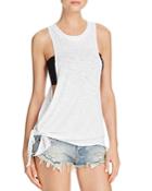 Olivaceous Side Tie Jersey Tank