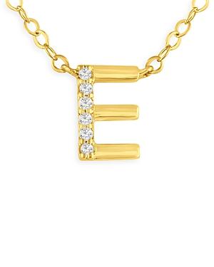 Moon & Meadow 14k Yellow Gold Initial Pendant Necklace, 16-18