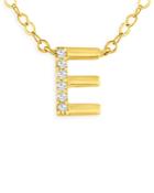 Moon & Meadow 14k Yellow Gold Initial Pendant Necklace, 16-18