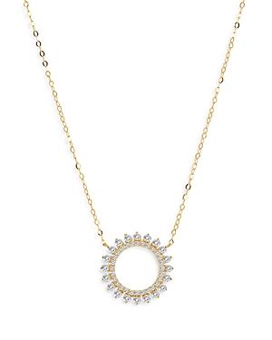 Bloomingdale's Diamond Circle Pendant In 14k Yellow Gold, 0.45 Ct. T.w. - 100% Exclusive