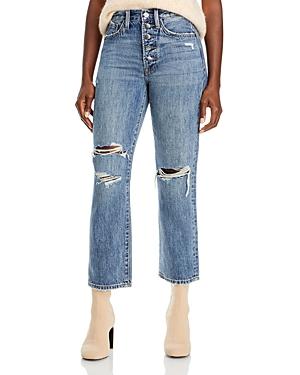 Pistola Charlie High Rise Straight Leg Jeans In Blue