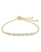 Bloomingdale's Diamond Bezel Bolo Bracelet In 14k Yellow Gold, 0.56 Ct. T.w. - 100% Exclusive