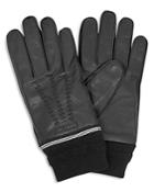Ted Baker Quirk Knit-cuff Leather Gloves
